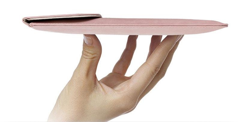 a philanderer - Crazy Horse Leather Pink Laptop Sleeve