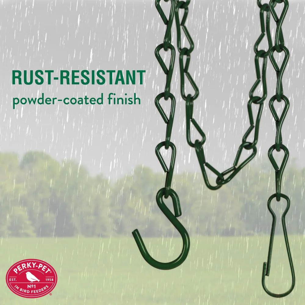 Chain and Hook for Hanging Bird Feeders - 16 lb. Load Capacity - 33 in.