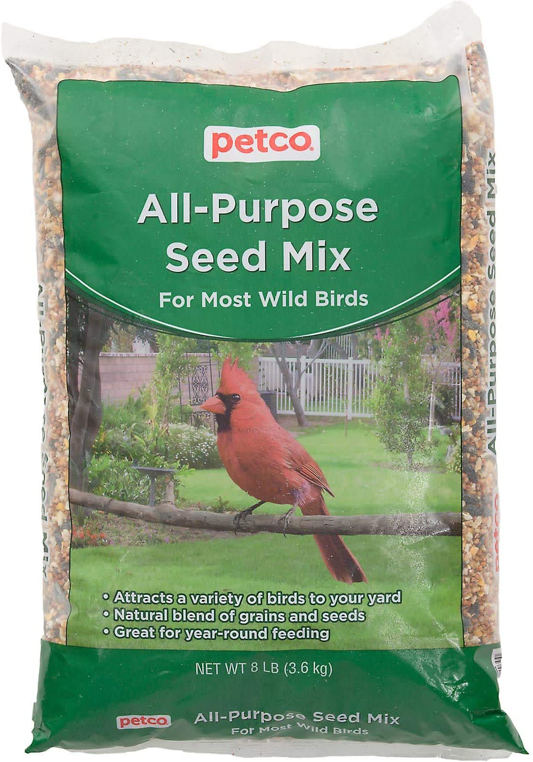 All Purpose Seed Mix Wild Bird Food, 8 LBS