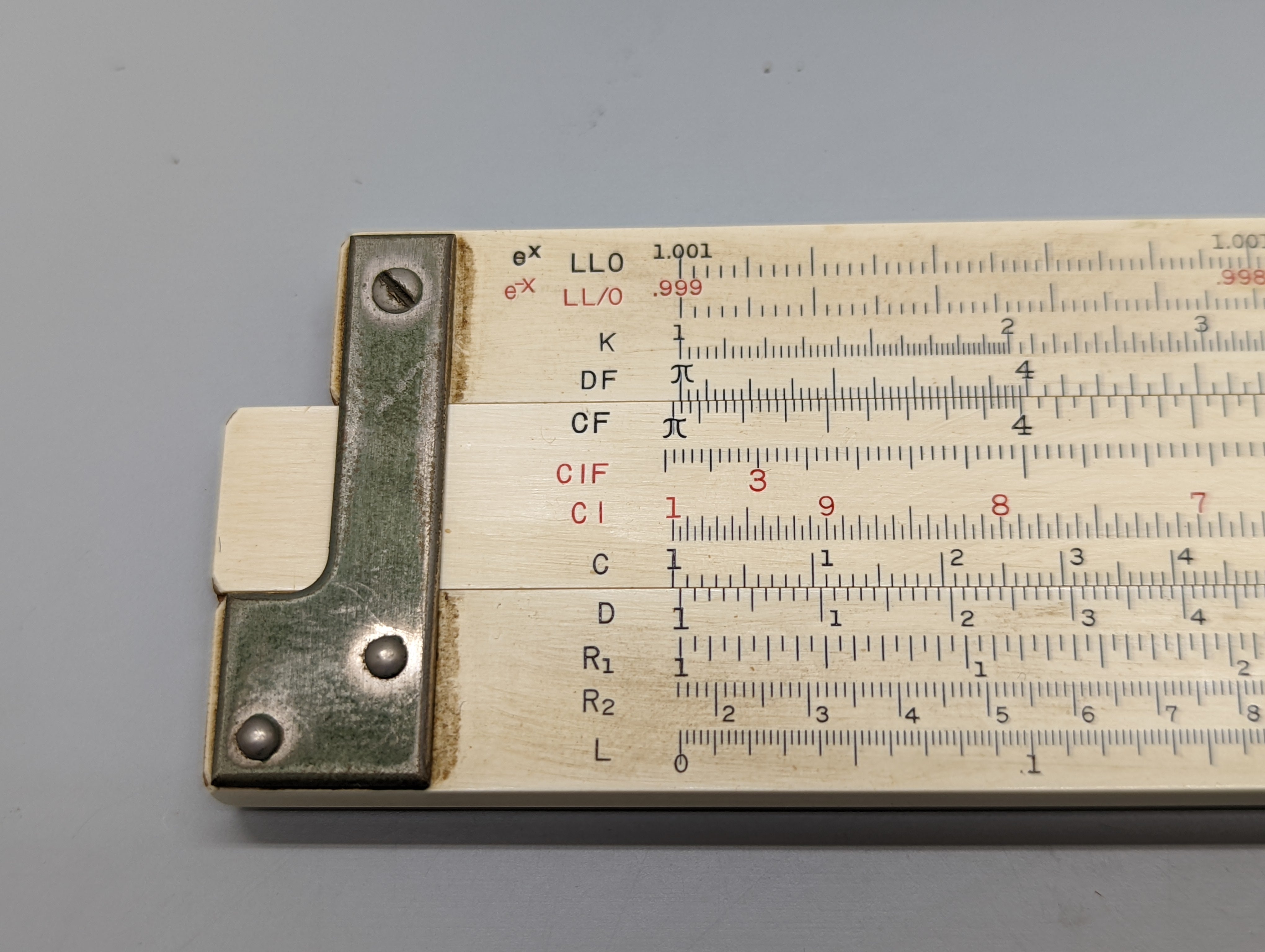 1952 Frederick Post Co 1460 Versalog* Slide Rule with Original Case F*S