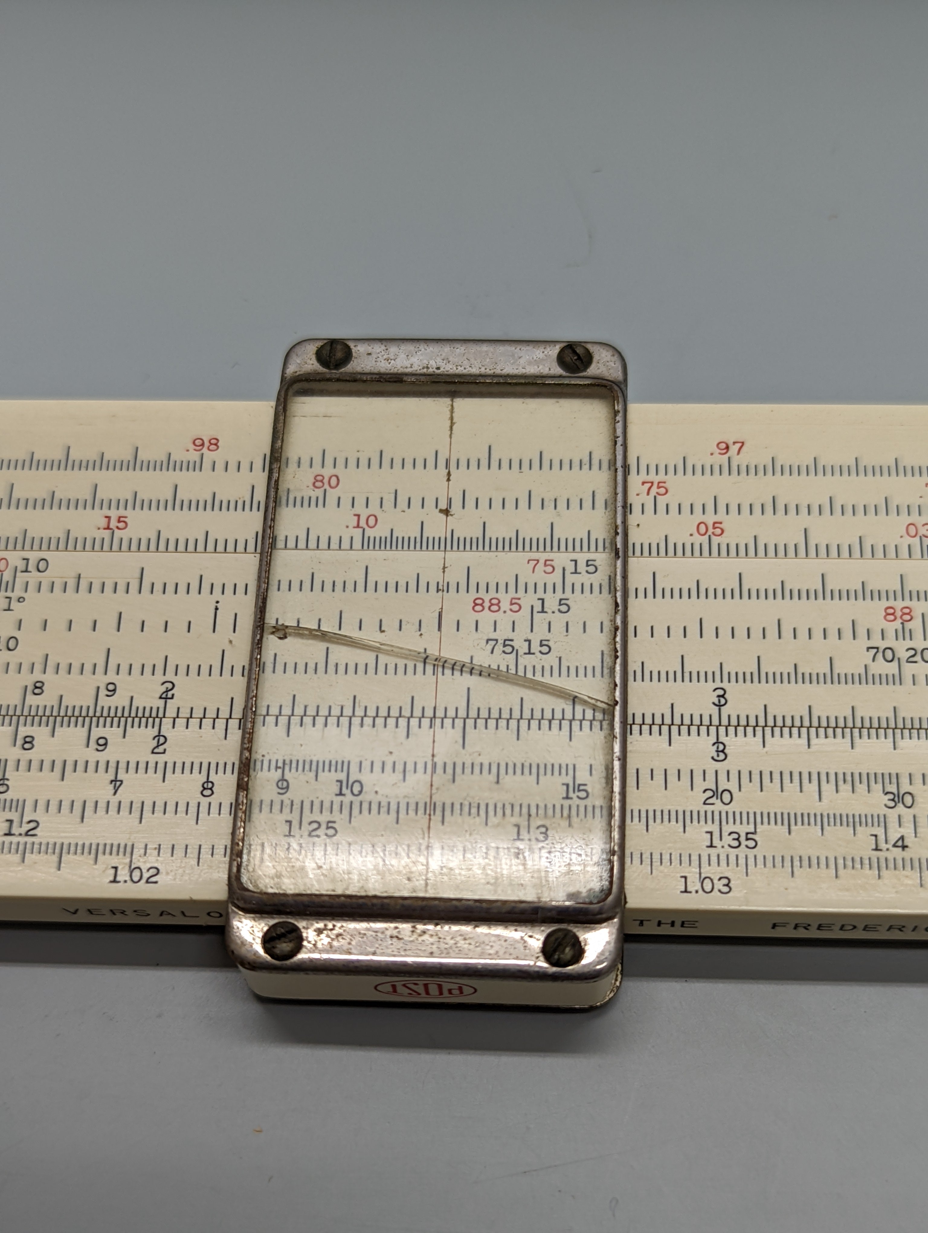 1952 Frederick Post Co 1460 Versalog* Slide Rule with Original Case F*S