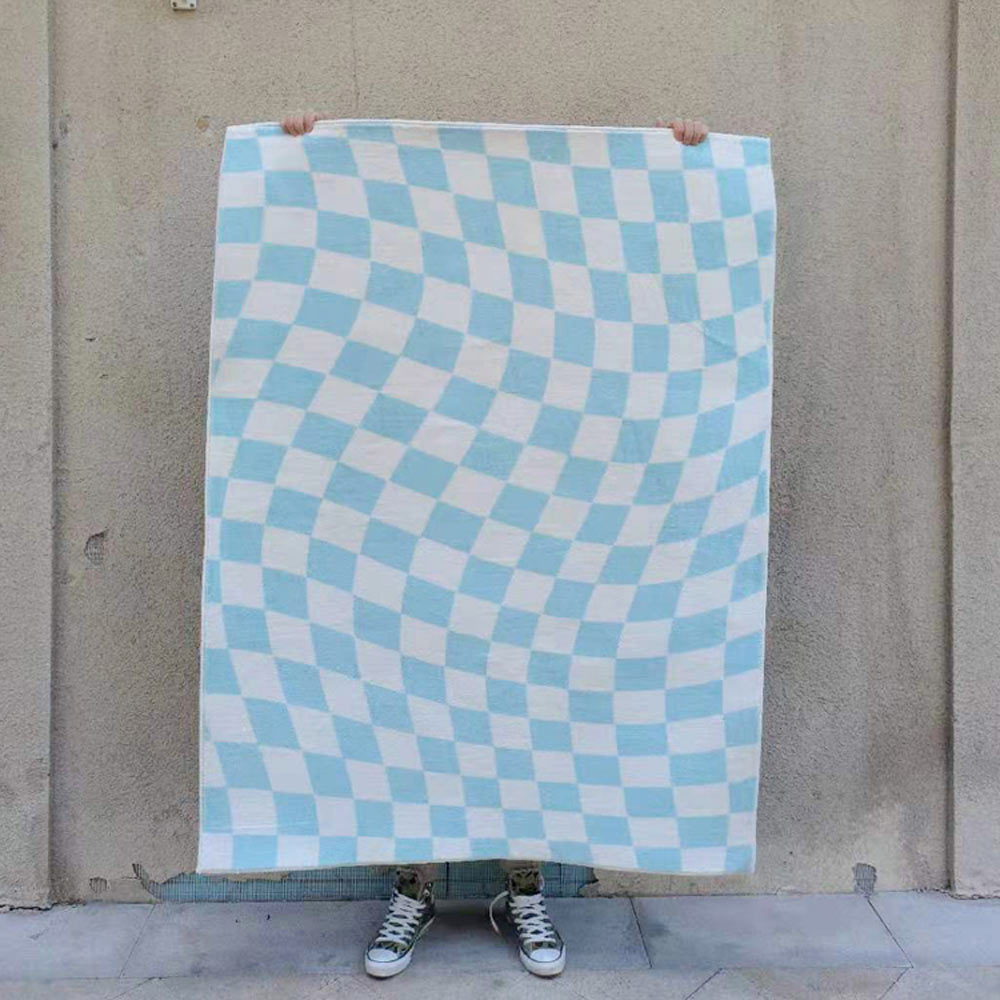 Wavy Checkered Rug