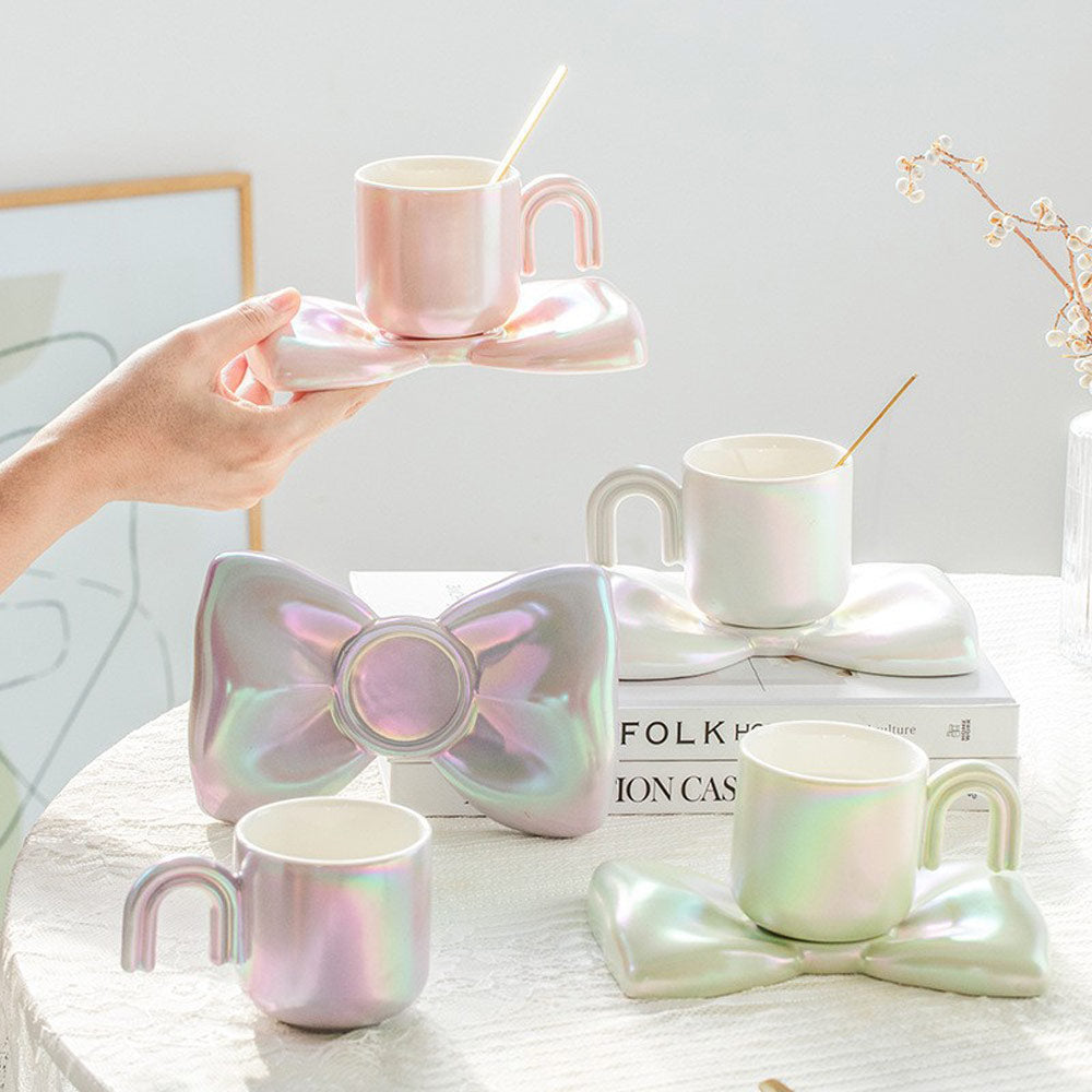 Fairy Bowknot Tea Cup Set