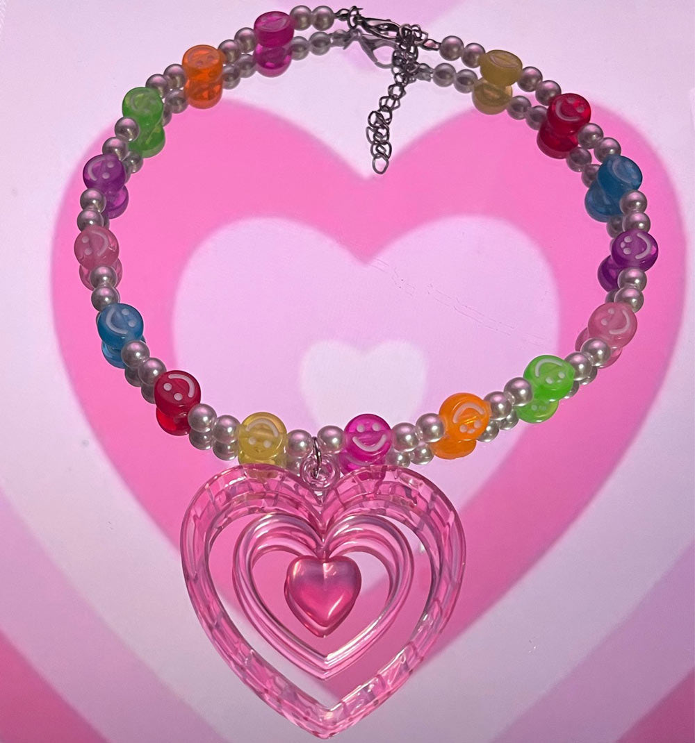 Y2K Heart Choker