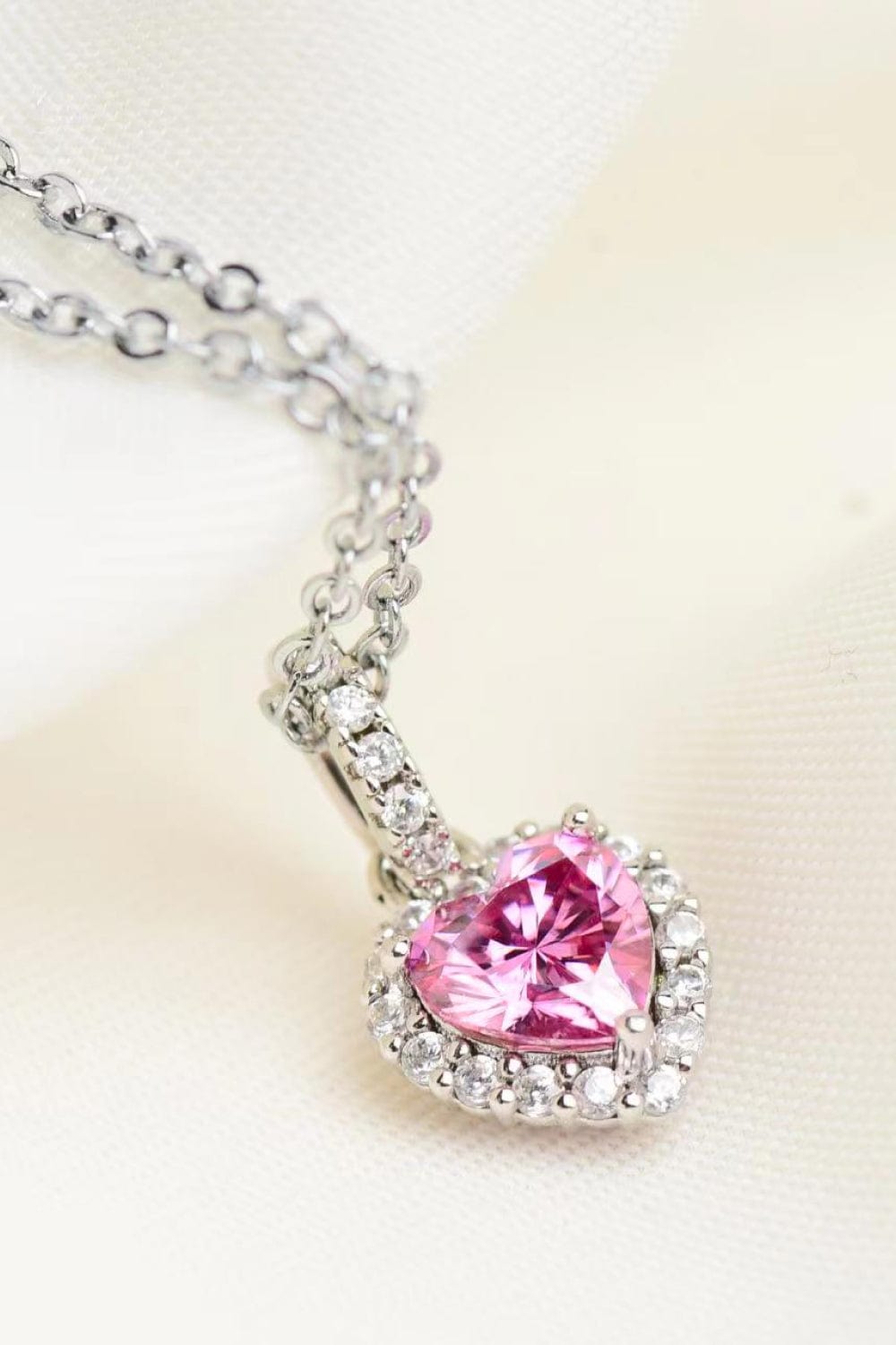 1 Carat Heart Necklace