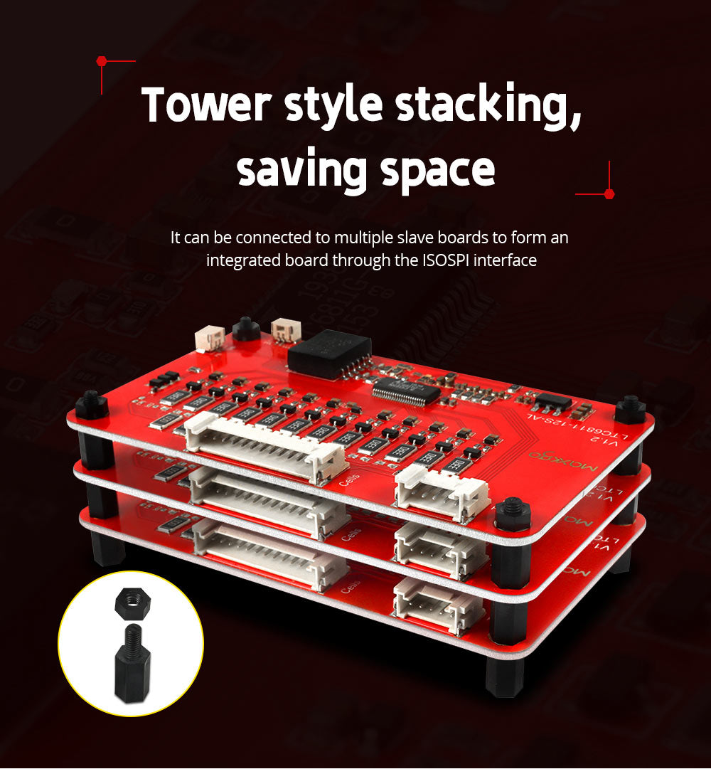 15s bms protection slave board tower connect