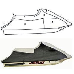 Custom Storage cover for Kawasaki 1999-2005 Ultra 150, Ultra 130