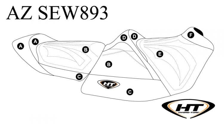 Hydro-Turf Premier Custom Seat Cover for Sea Doo RXT 230 (19), RXT-X 300 + WAKE PRO 230 (18-20)