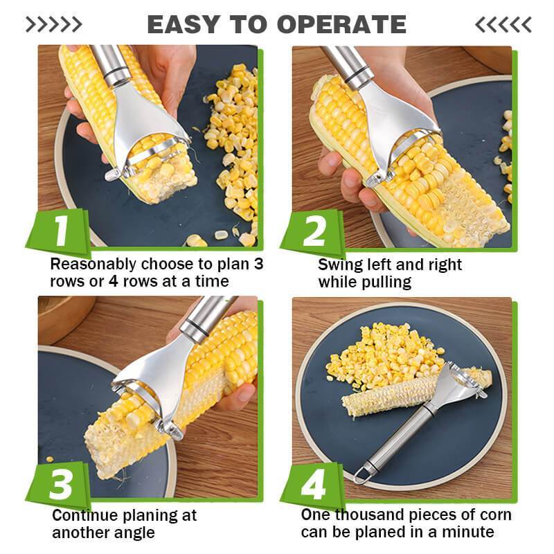 Stainless Steel Corn Thresher Stripper (Buy 1 Free 1)