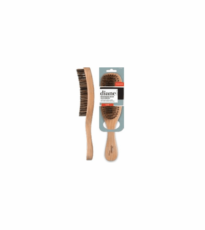 Diane D1004 Curved Hard Reinforced Boar Wave Brush