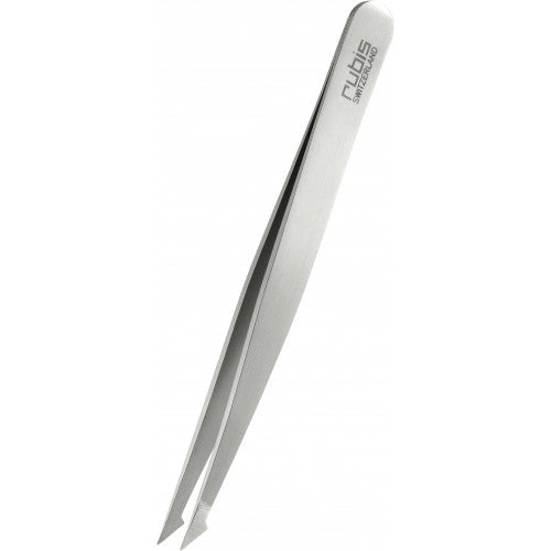 Rubis R1K902 Two Tip Pointed/Slanted Tweezer-Swiss Made