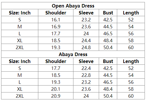 Turkish Dubai Muslim Women Cotton Blended Open Abaya Dress