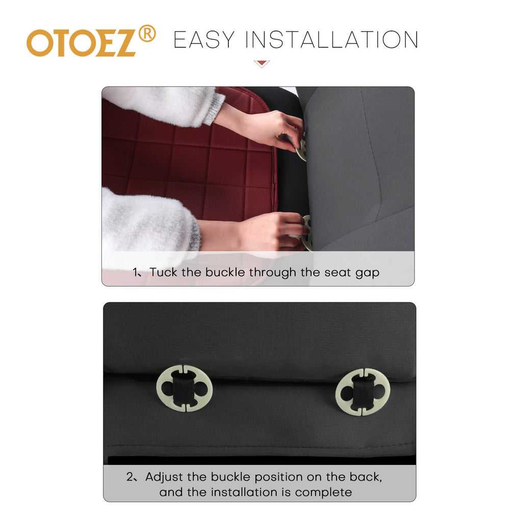 Easy to install the 3D breathable car seat pad