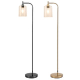 Adjustable Modern Floor Lamp Glass Shade