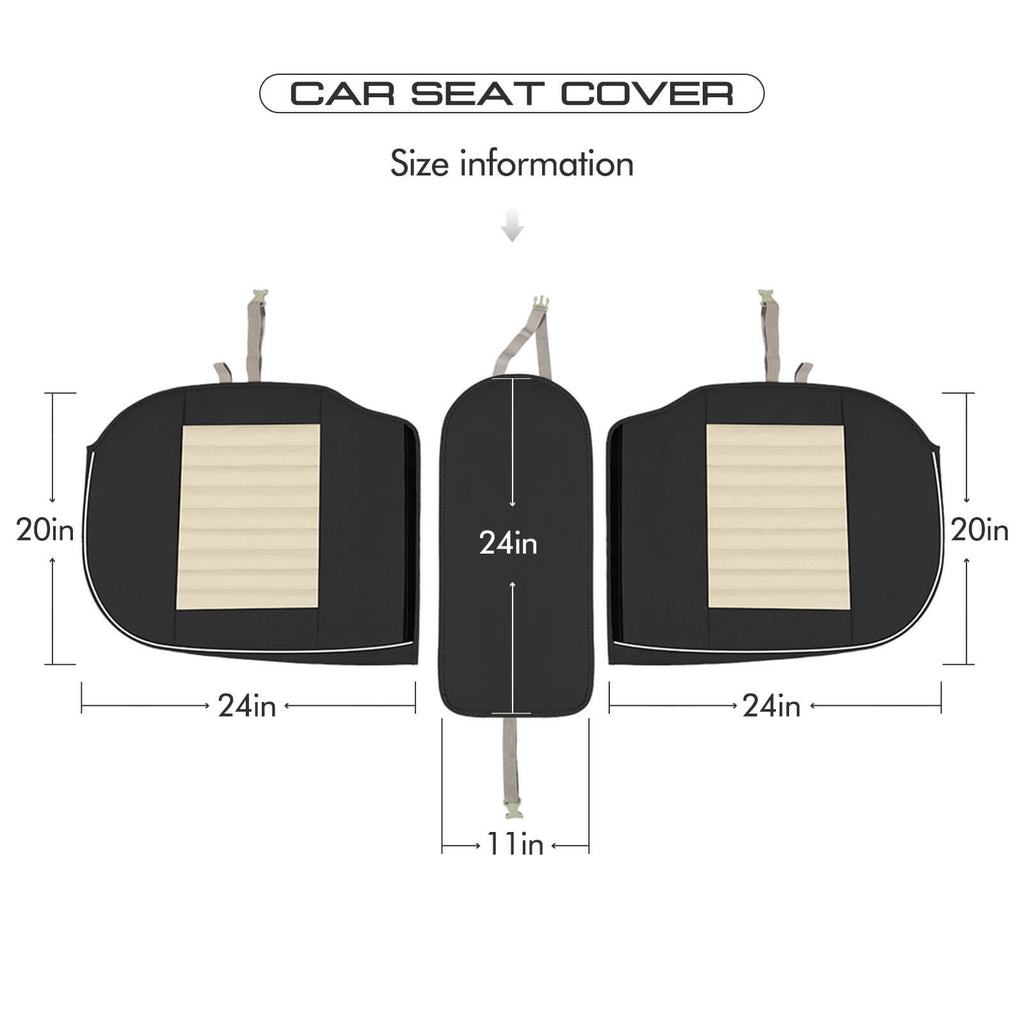 Size of seat cushions