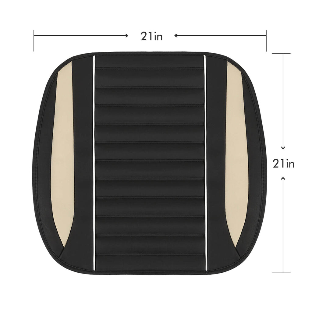 Front seat cushion size
