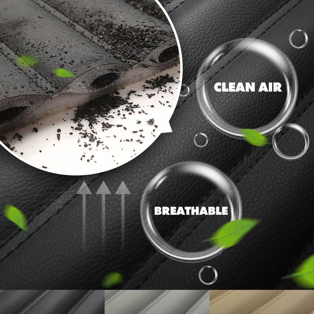 Breathable full surround car seat covers