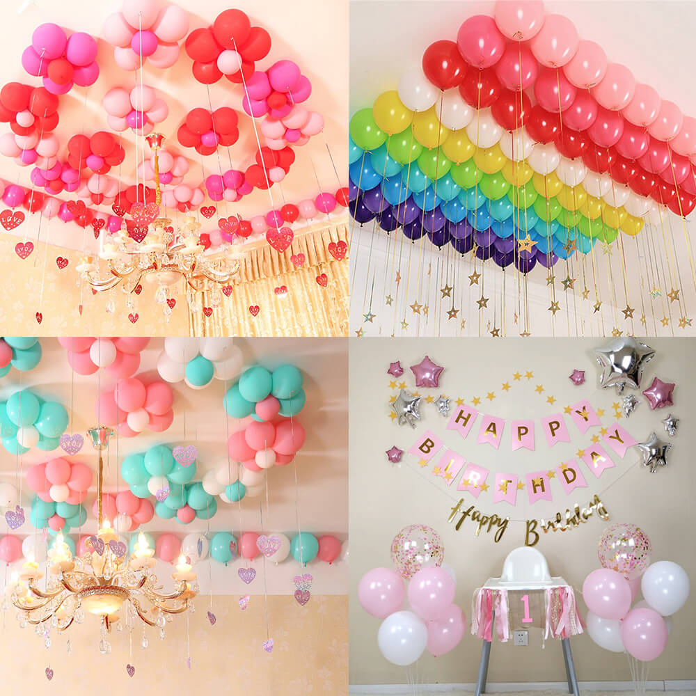 Use the latex balloons to decorate your parties