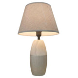 Modern Table Lamp Geometric Ceramic Base