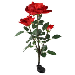 Solar Powered Rose Flower LED-Light