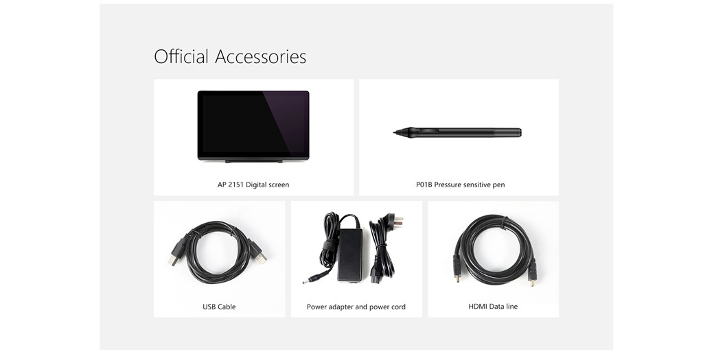 AP2151 PRO 4K Graphic pen Monitor(475.2*267.3mm) – Acepen Drawing Tablet