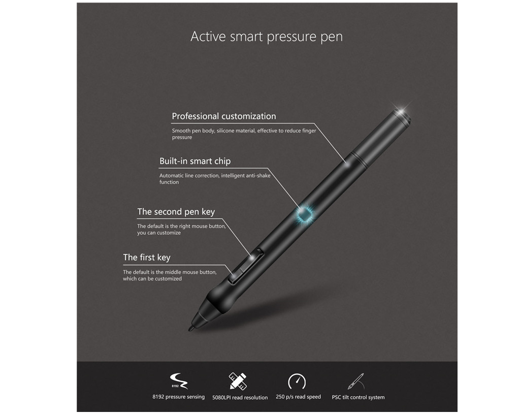 AP2151 PRO 4K Graphic pen Monitor(475.2*267.3mm) – Acepen Drawing Tablet