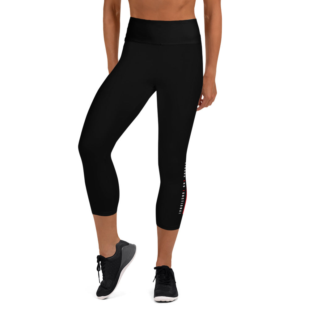 STRONG AF Yoga Capri Leggings