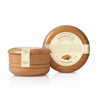 MONDIAL 1908: SANDALWOOD SHAVING CREAM LUXURY WOOD BOWL 140 ML