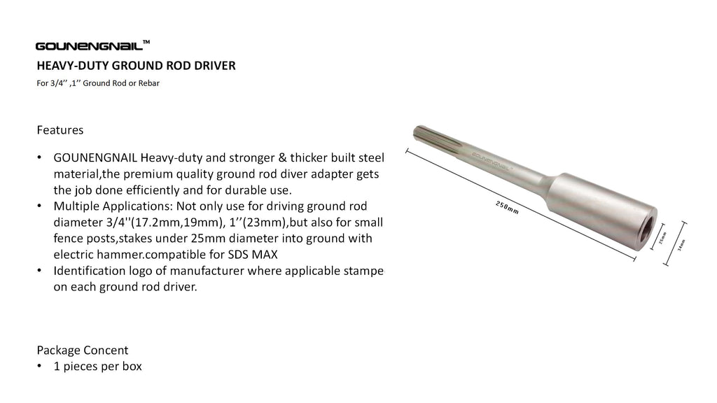 Offset Ground Rod Driver Ground Rod Driver – GOUNENGNAIL ELECTRICAL