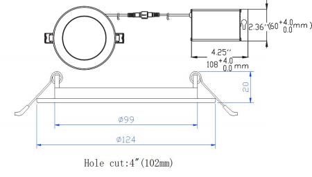 led slim panel light