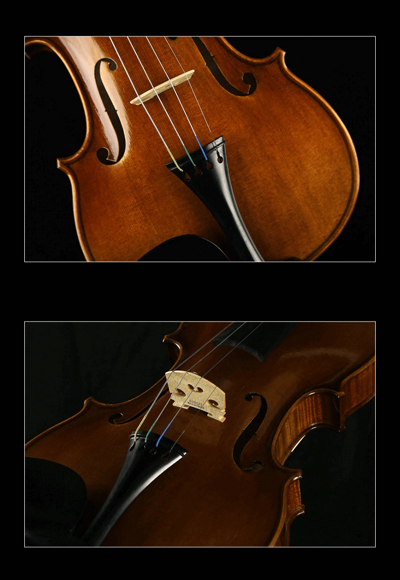 Fiddlover Solo Grade Mechanical Peg Intermediate Violin Q029-4