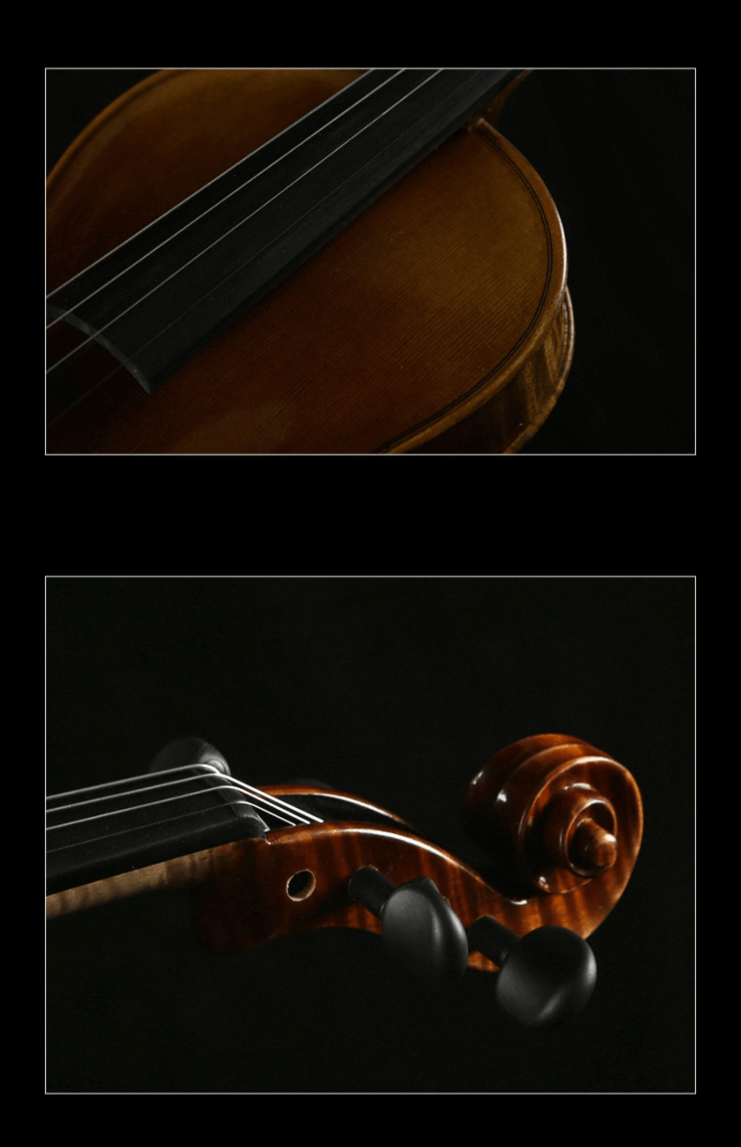 Fiddlover Solo Grade Mechanical Peg Intermediate Violin Q029-5