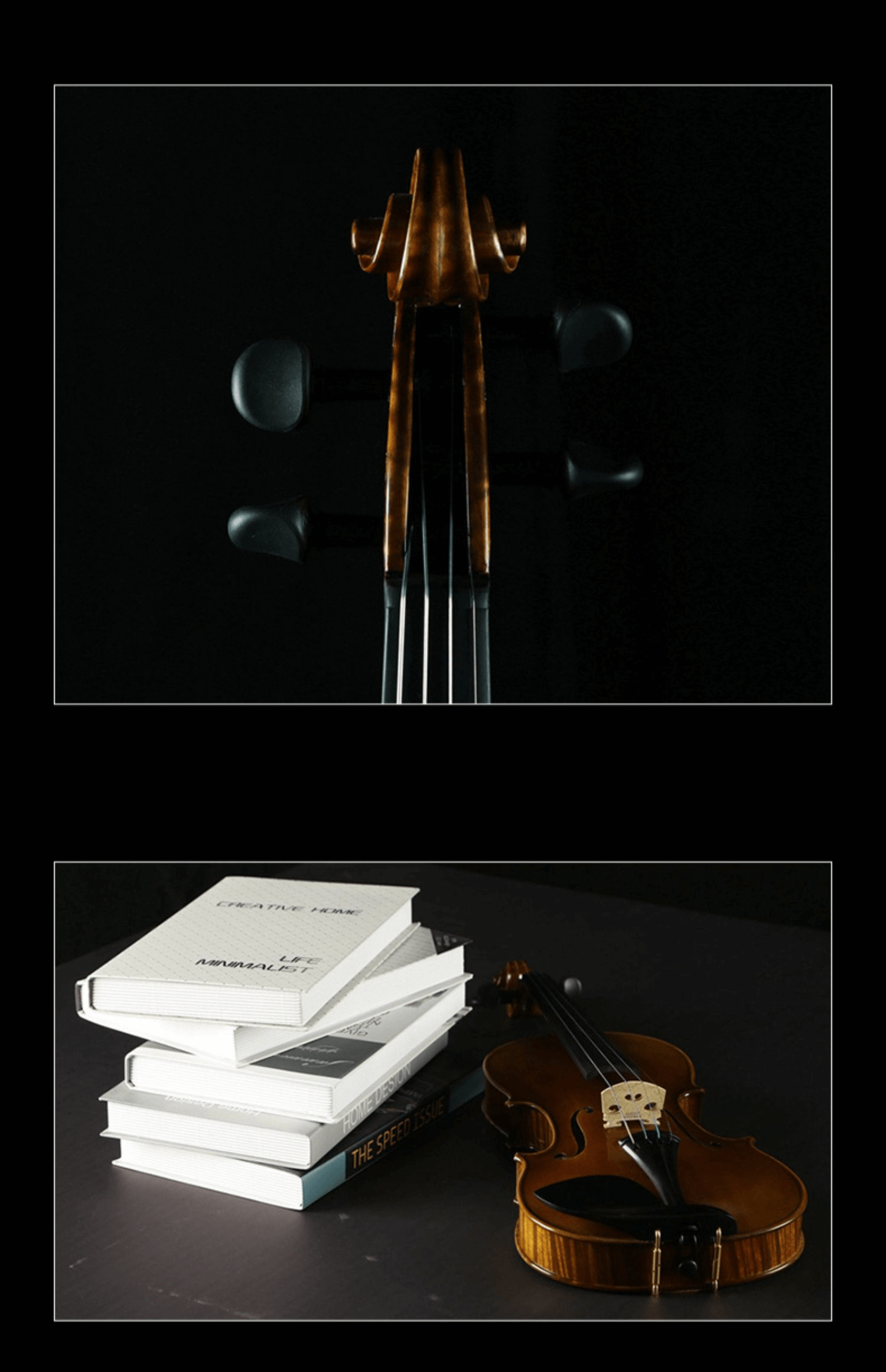Fiddlover Solo Grade Mechanical Peg Intermediate Violin Q029-6