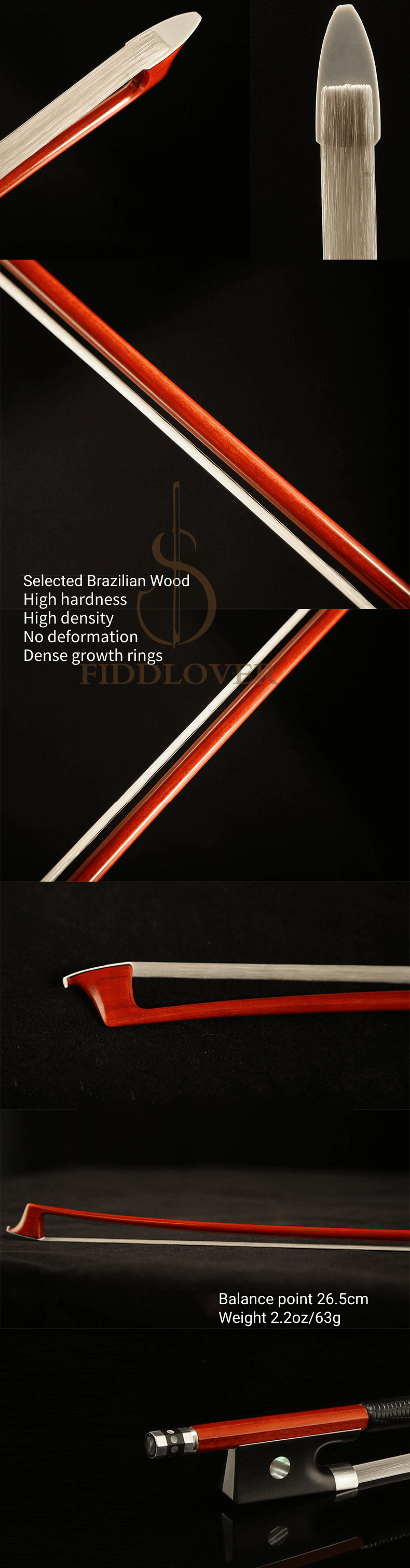 fiddlover violin bow b106-9