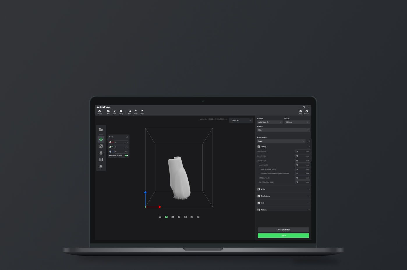 AnkerMake M5 - imprimanta 3D, 235x235x250 mm, viteza max. 250 mm/s 20