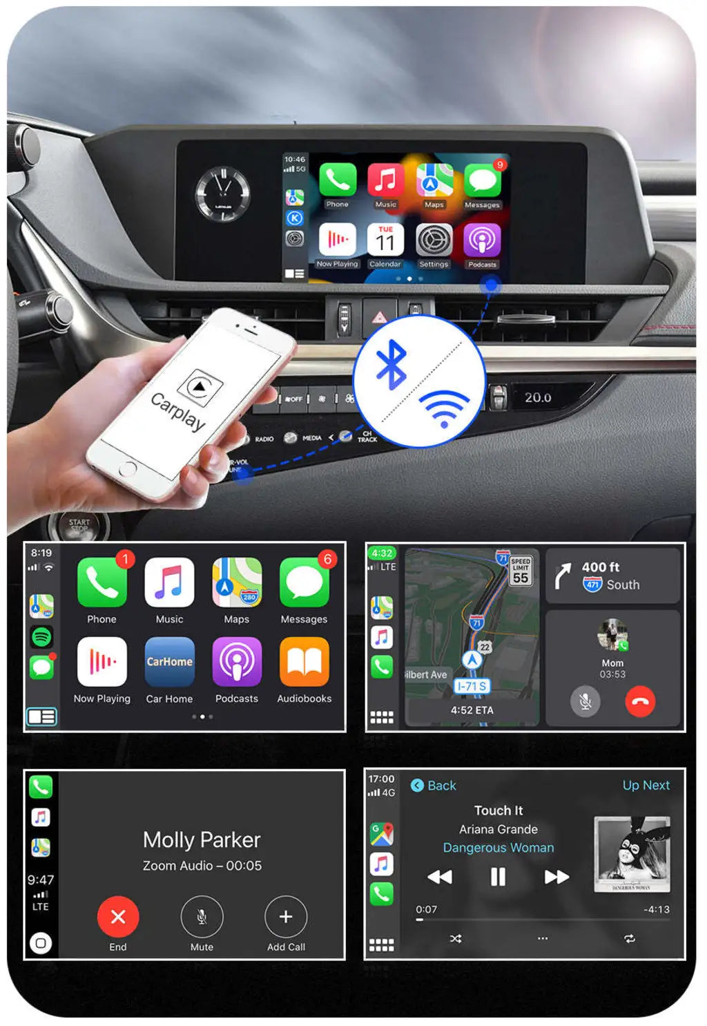 Lexus wireless carplay module