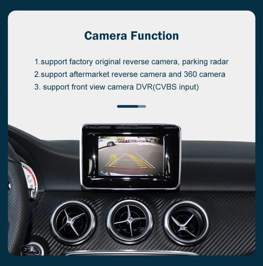 Benz Android Reverse Display Wireless CarPlay Android Auto Module for Mercedes Benz NTG 4.5/ 5.0 Ai ...