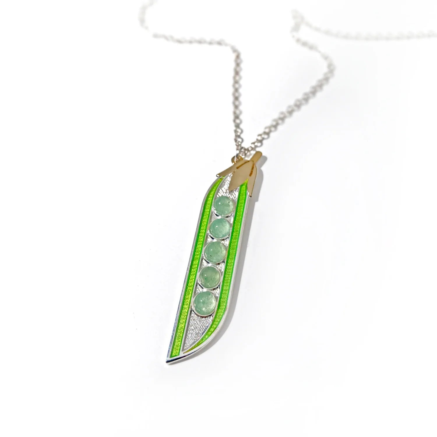 Pea Pod Necklace