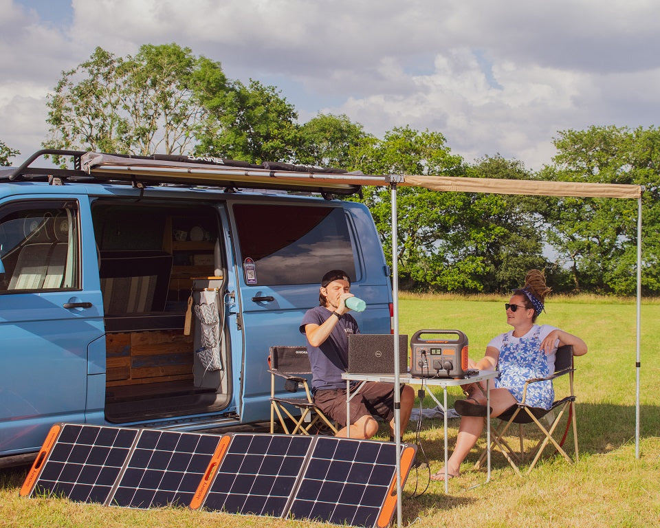 how do jackery solar panel wires work