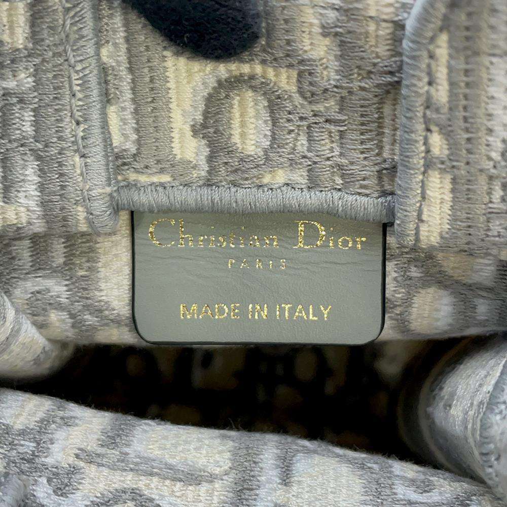 Dior Book Tote Oblique Size Mini Gray S5555CRIW Canvas