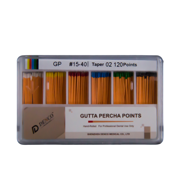  Gutta Percha Points Taper 02, 04 and 06 