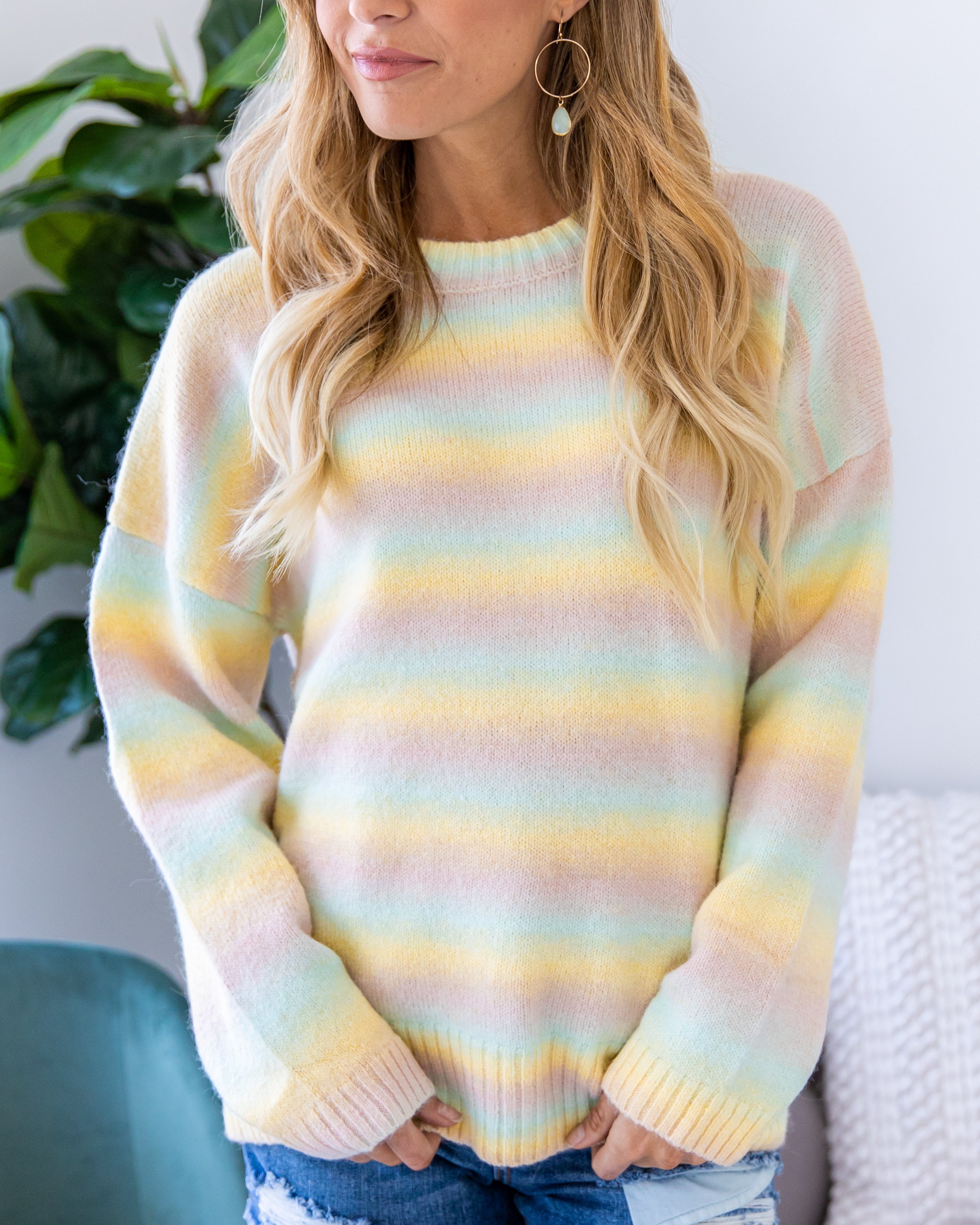 Dare To Remember Sweater - Pastel Multi