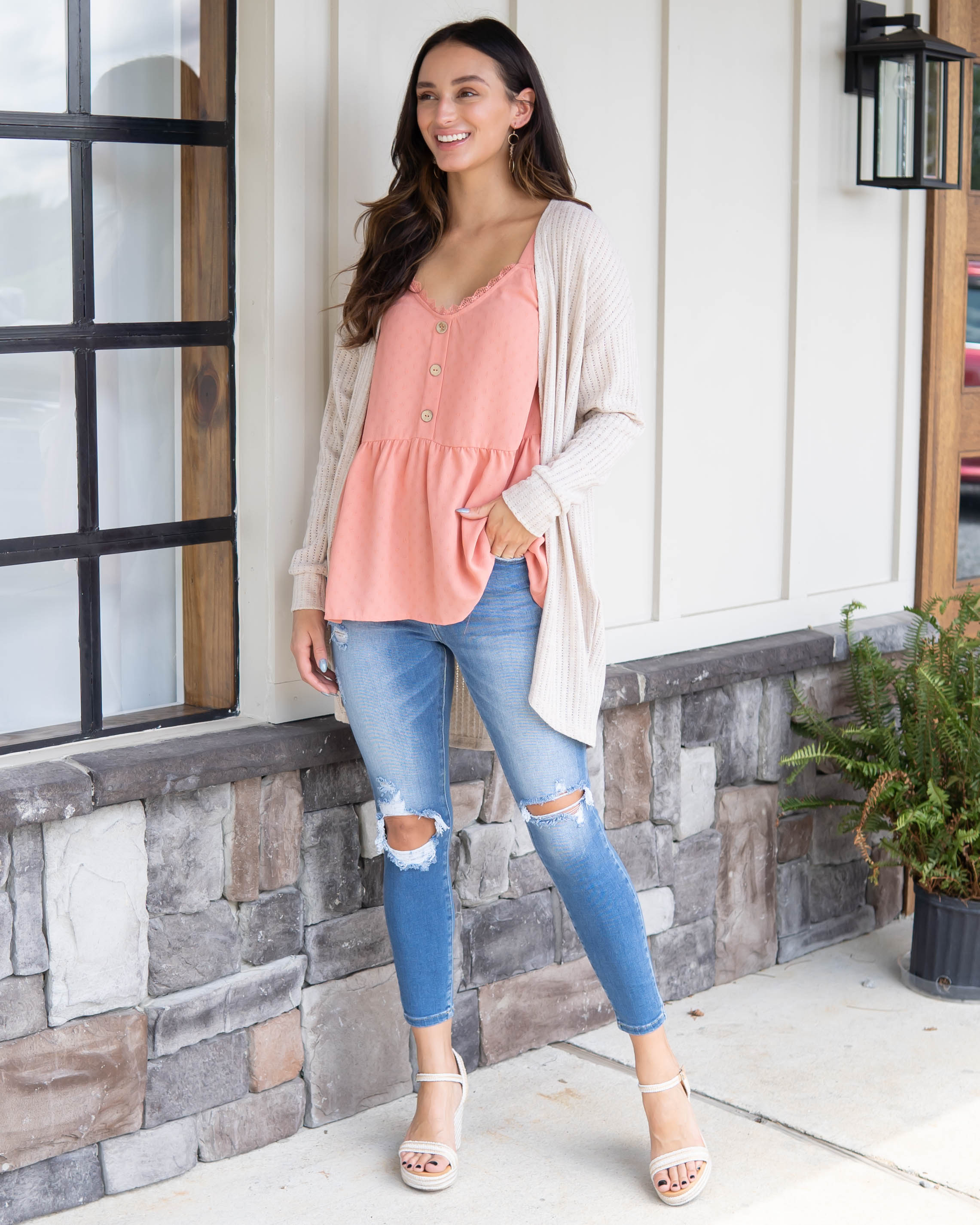 Wrap Up In Cozy Cardigan - Oatmeal