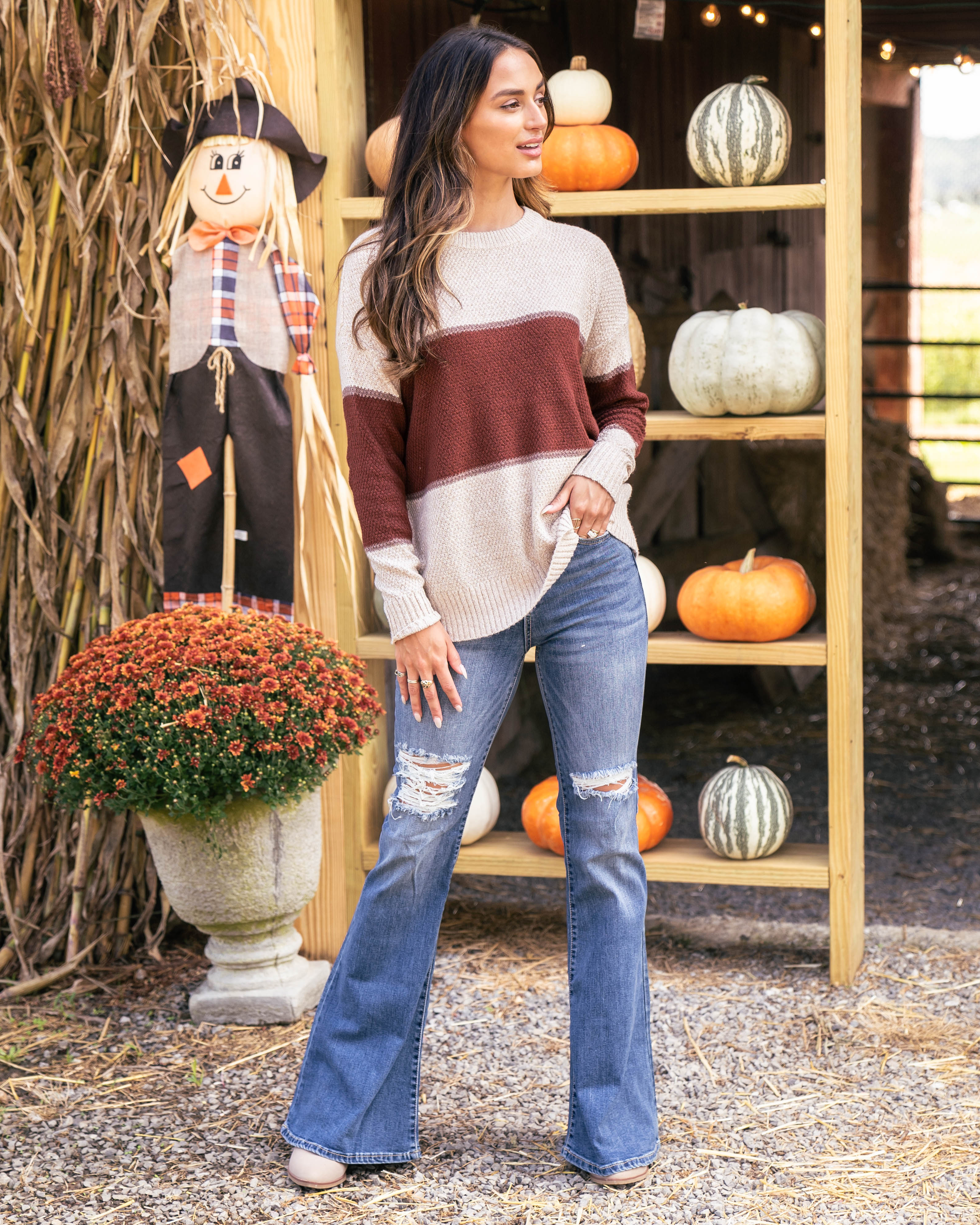 Fall Adventures Sweater - Oatmeal