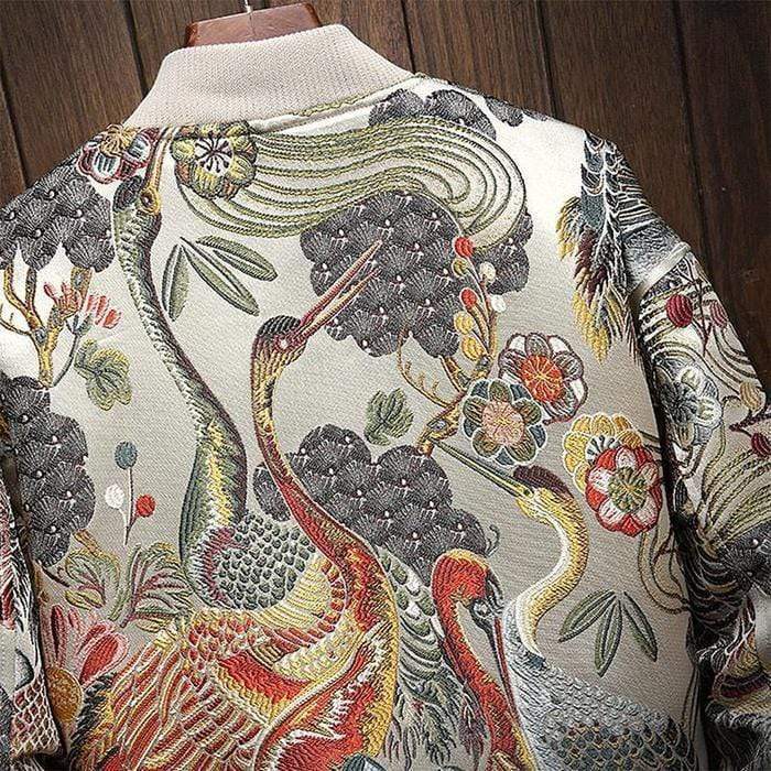 JAPANESE Embroidered Bomber Jacket