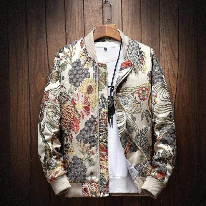 JAPANESE Embroidered Bomber Jacket