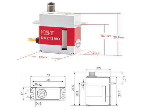 DS213MG Size