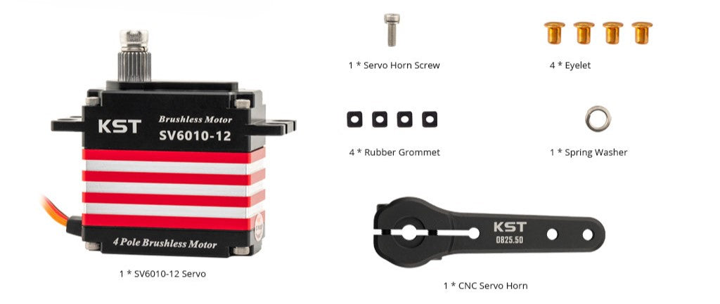 SV6010-12 HV Brushless Servo