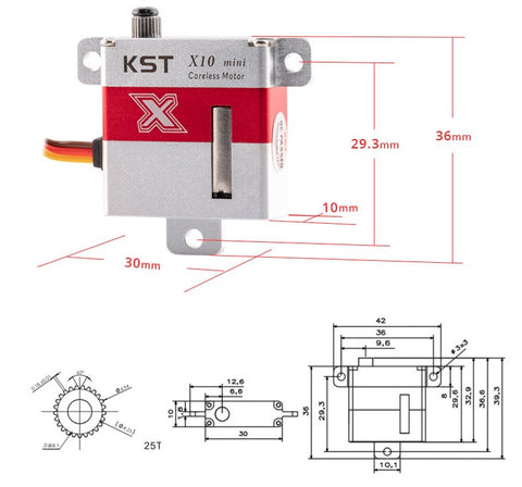 X10 Mini V8.0 Size