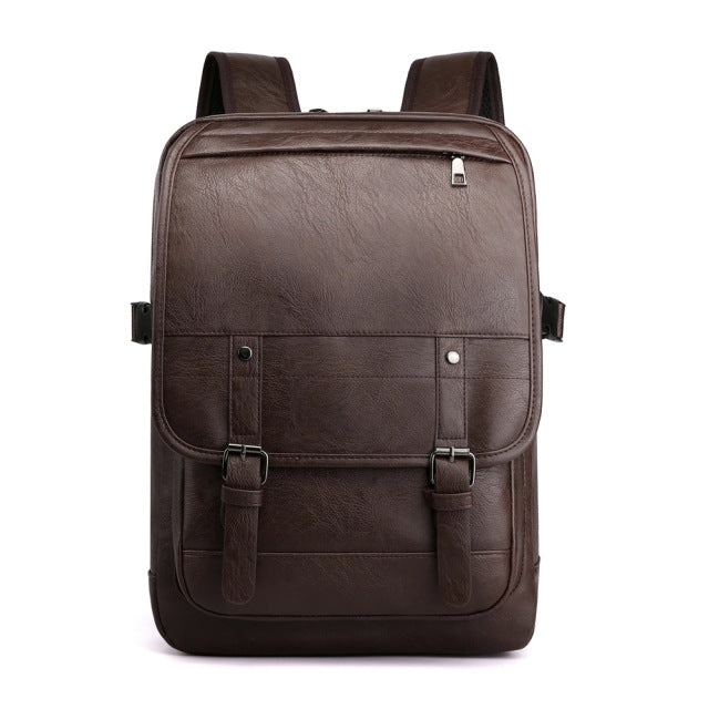 Otto Faux Leather Travel Backpack for Men